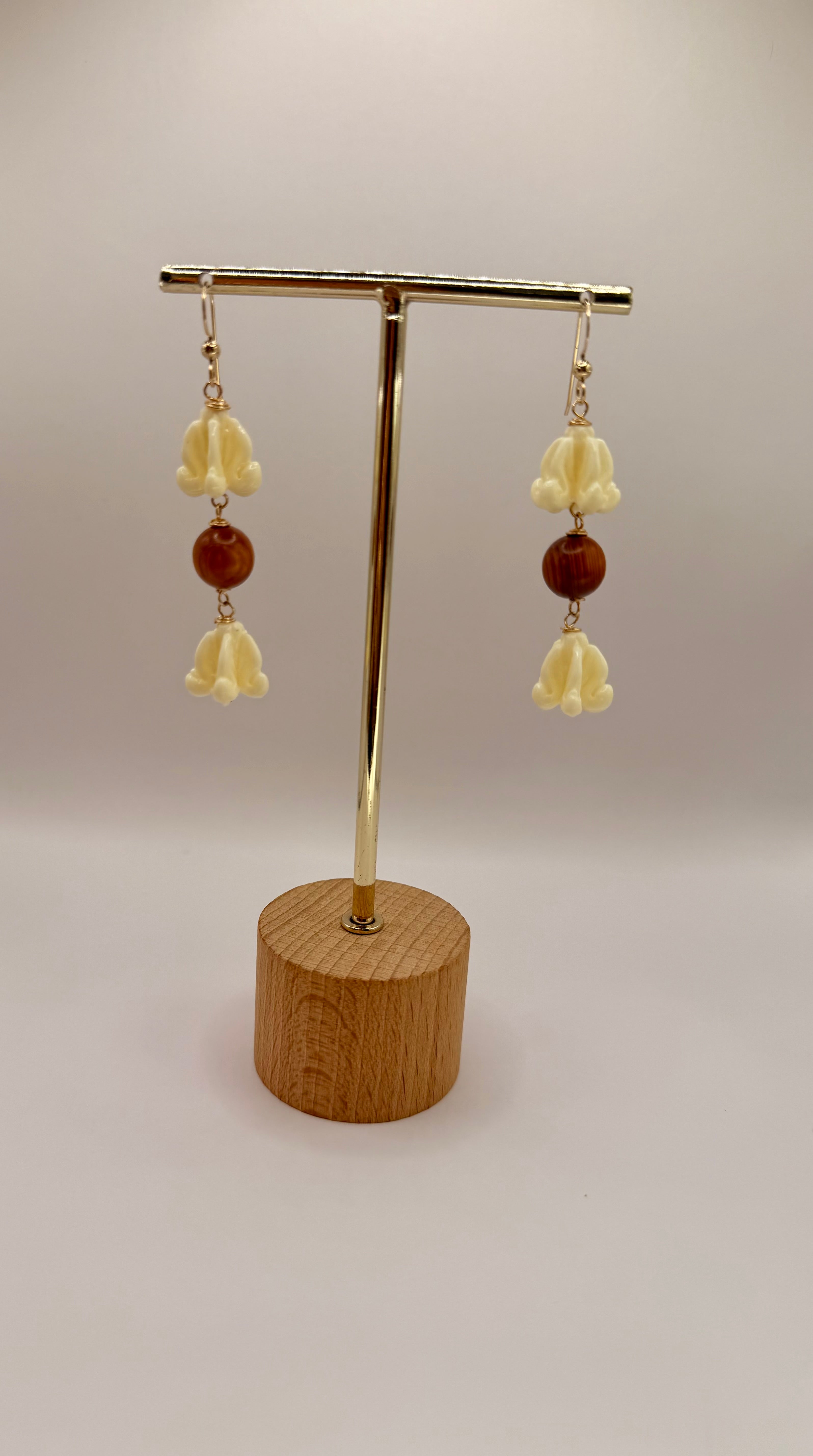 Crown Flower Earrings