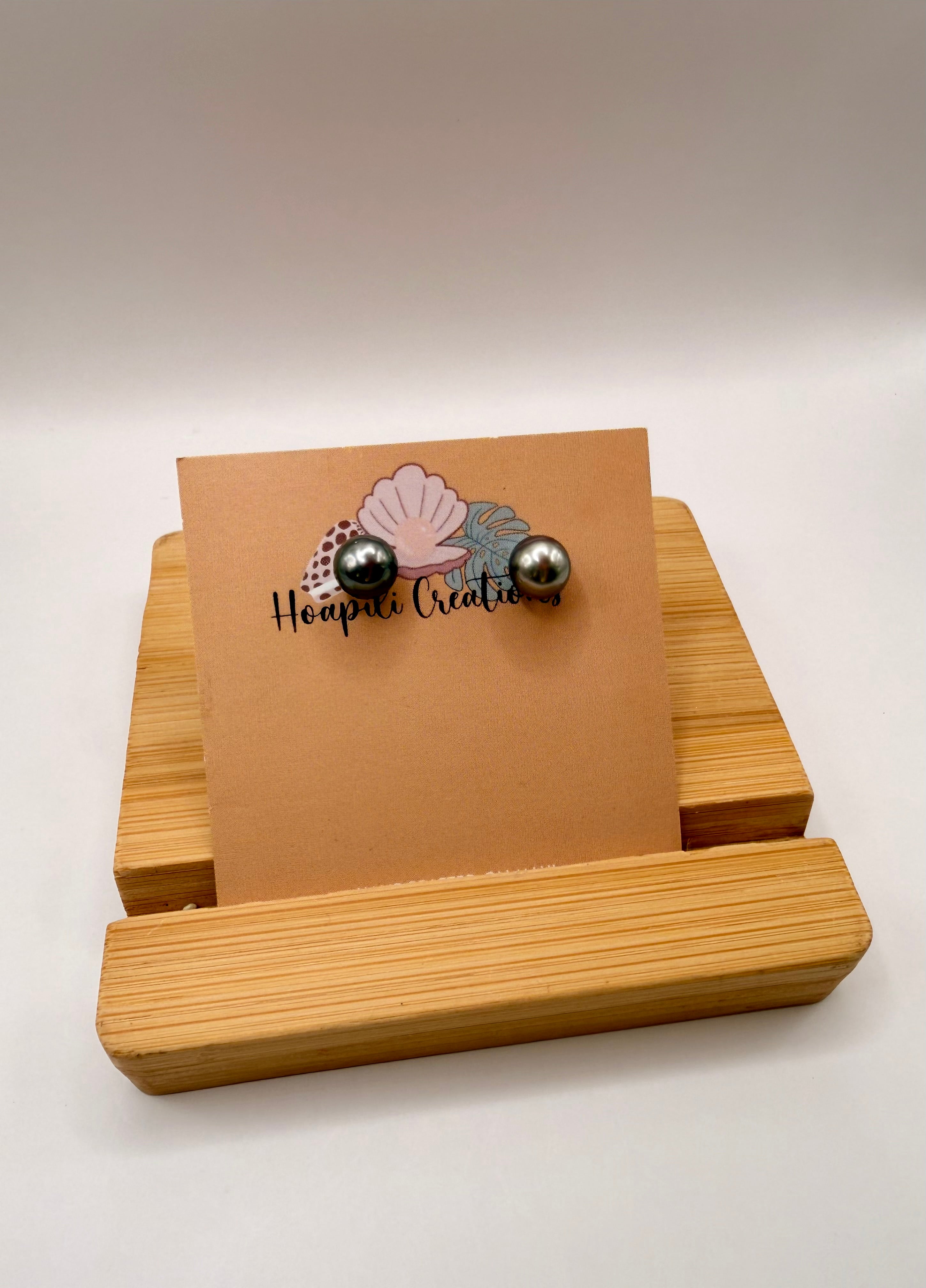 Tahitian Pearl Studs