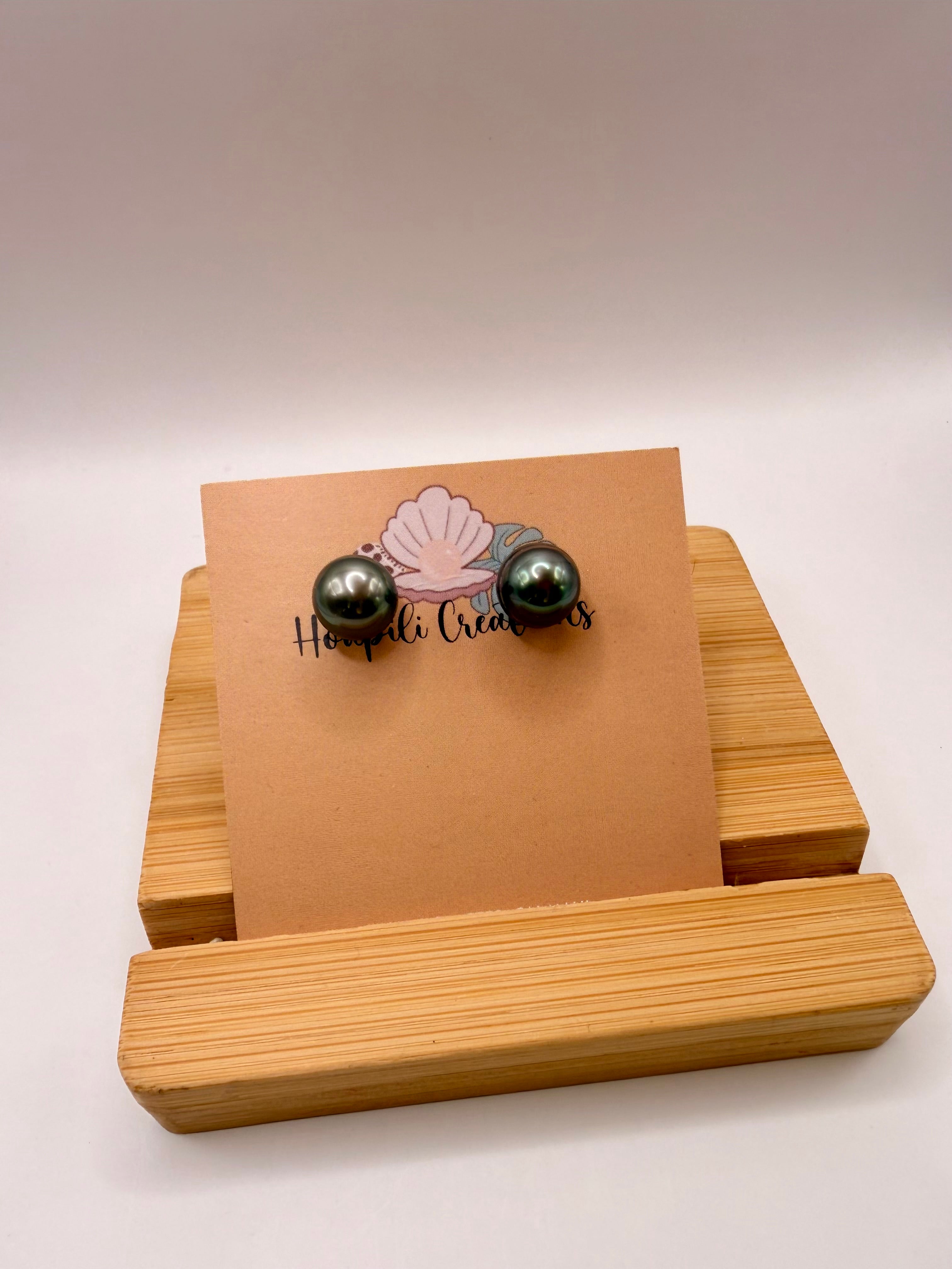 Tahitian Pearl GF Studs
